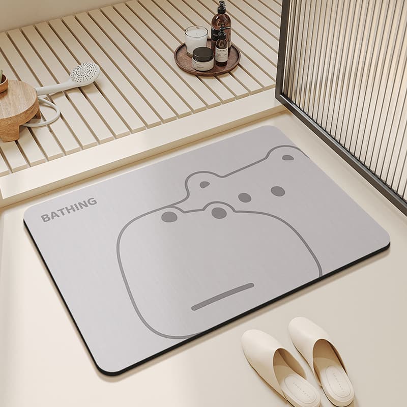 バスマット クマさんの仲間たち珪藻土バスマット