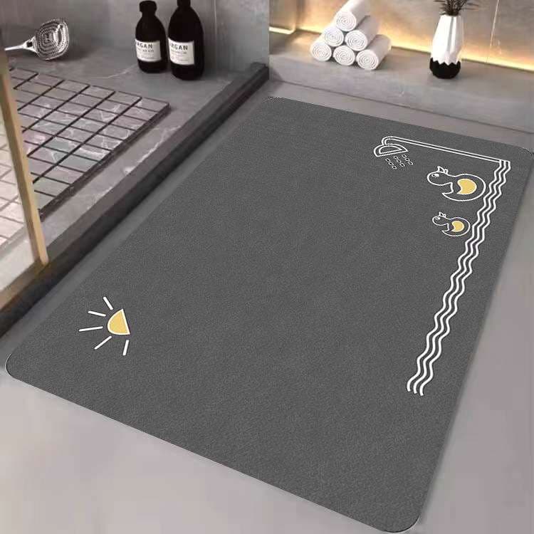 バスマット モダンデザイン吸水速乾バスマット