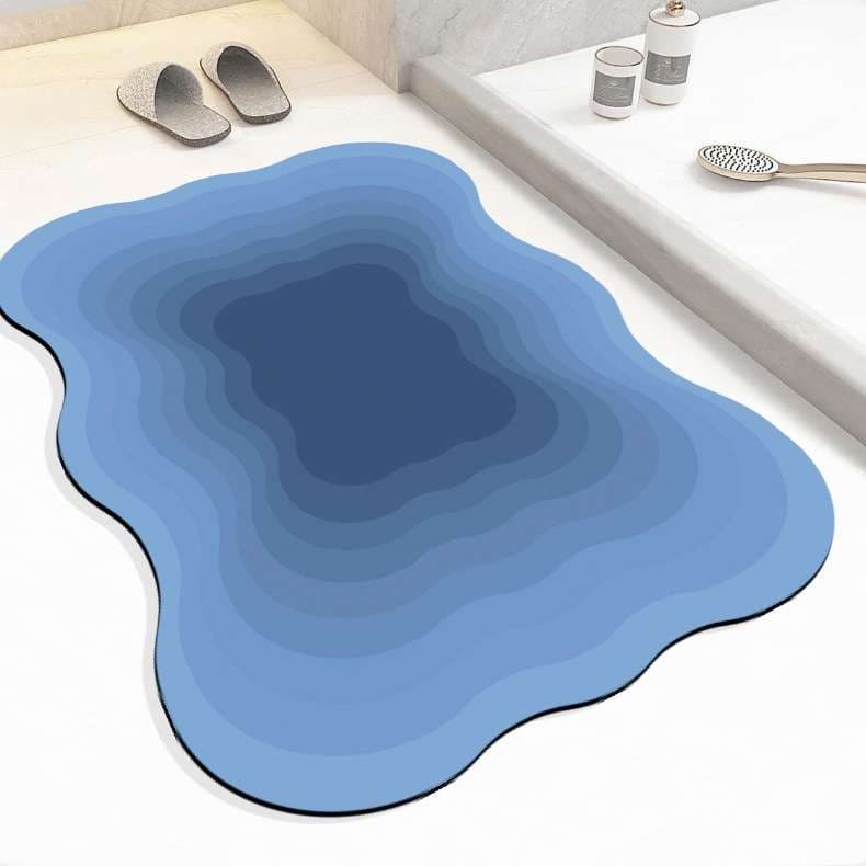 バスマット うねうね吸水マット