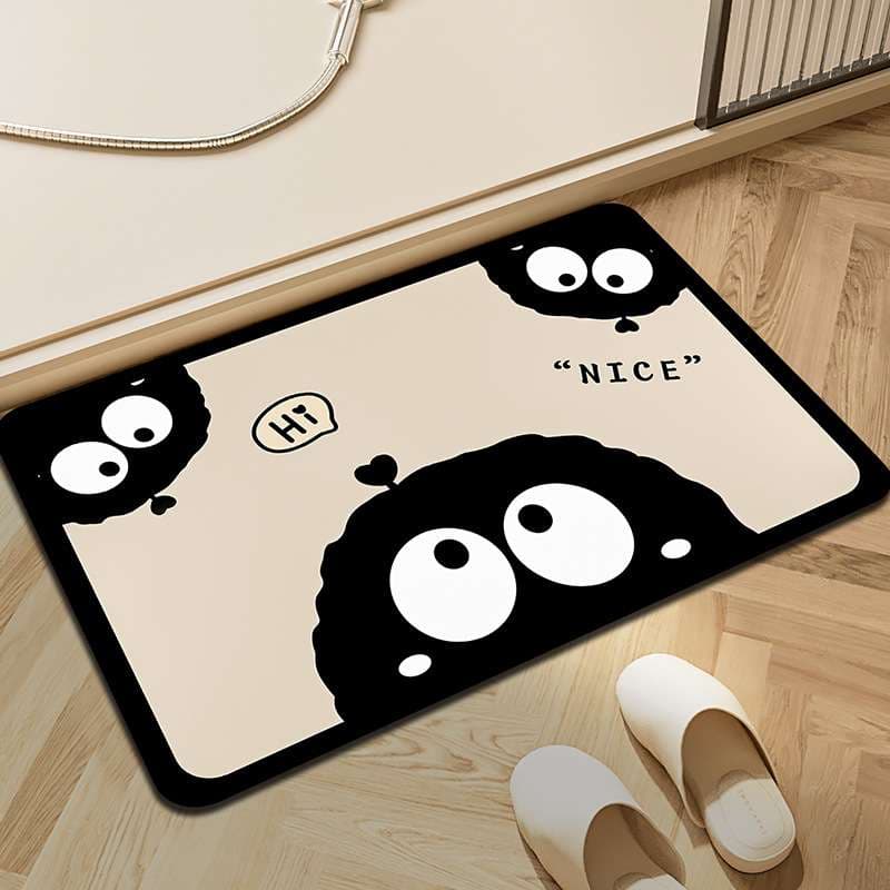 バスマット すやすや猫ちゃんの足拭きマット