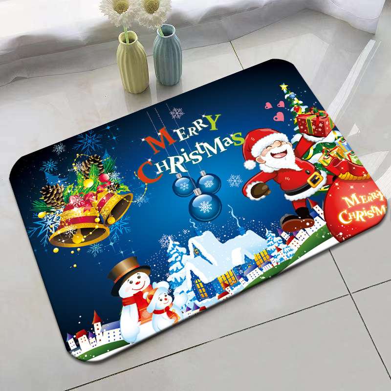 バスマット クリスマス柄珪藻土バスマット