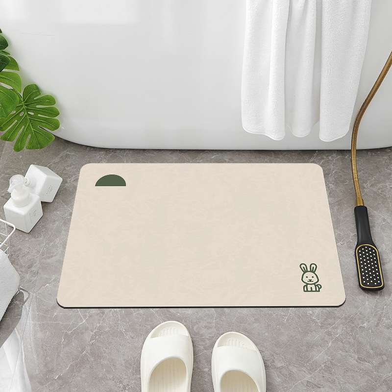 バスマット ペットも喜ぶ吸水速乾珪藻土バスマット