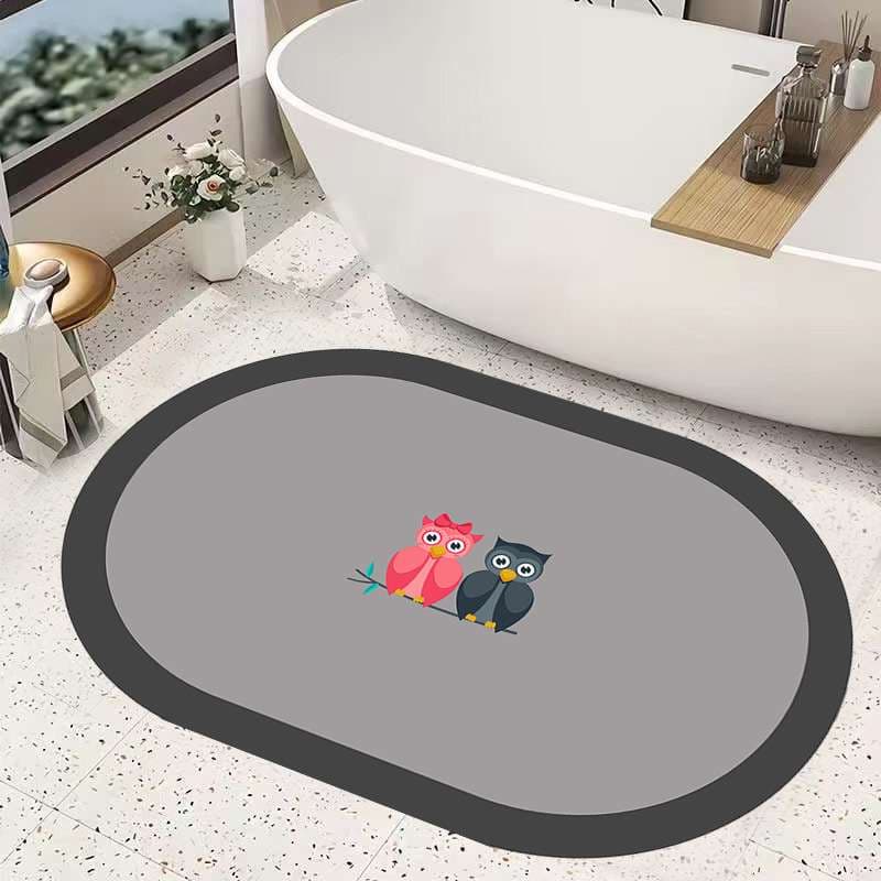 バスマット  可愛い動物柄の吸水マット