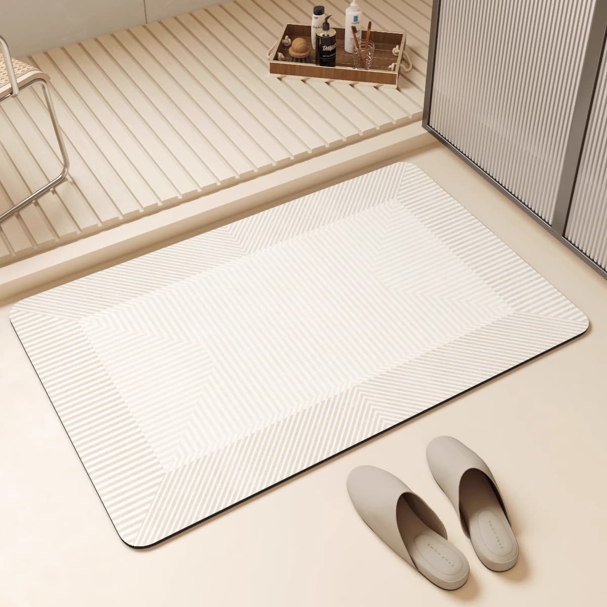 バスマット 透湿快適珪藻土バスマット