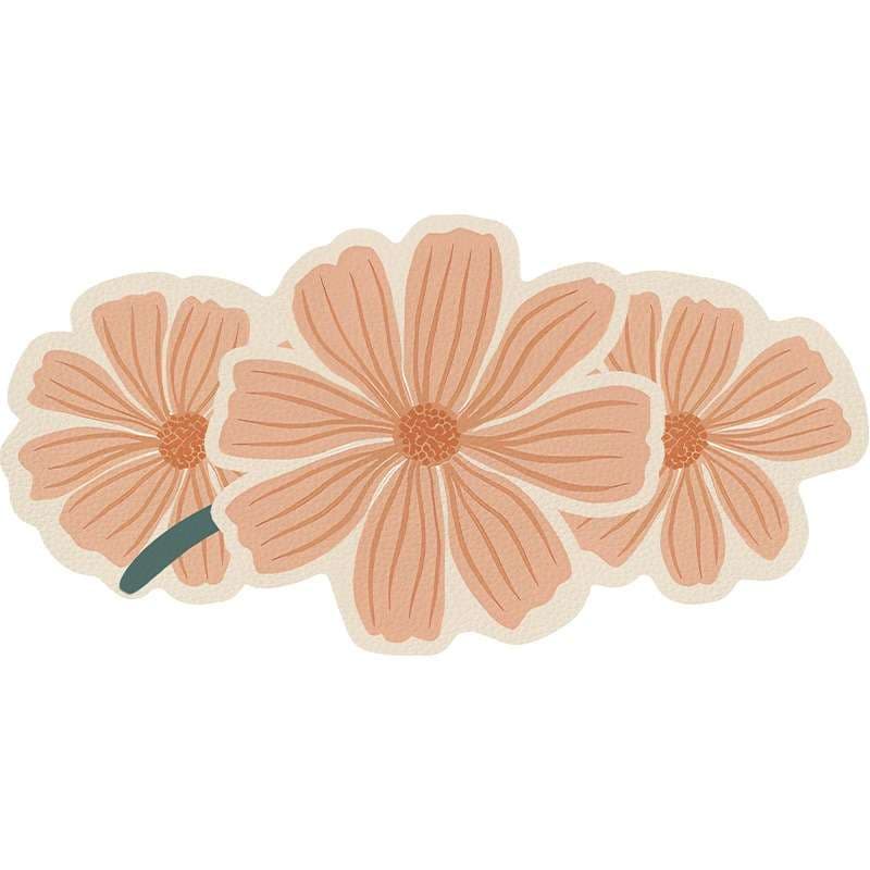 バスマット 花咲く珪藻土バスマット