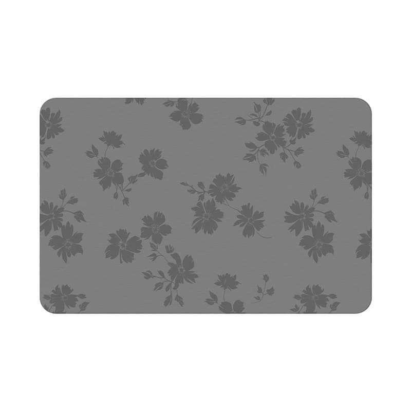 バスマット 花模様の癒し珪藻土マット