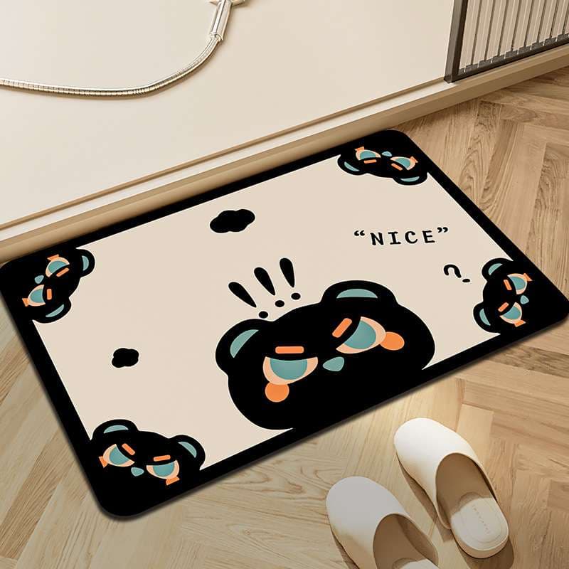 バスマット すやすや猫ちゃんの足拭きマット