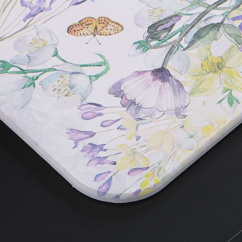 バスマット 春の庭園 珪藻土バスマット