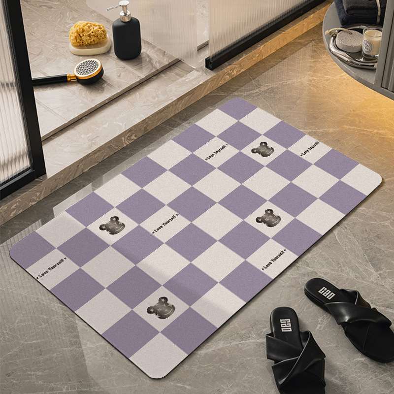 バスマット おしゃれな模様のバスマット