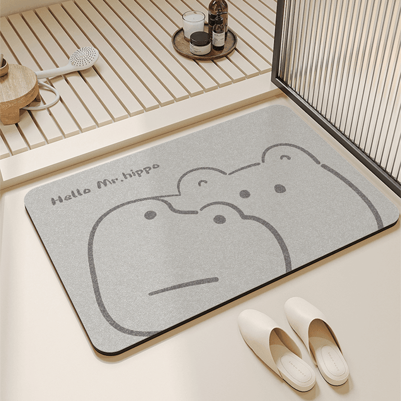 バスマット クマさんの仲間たち珪藻土バスマット