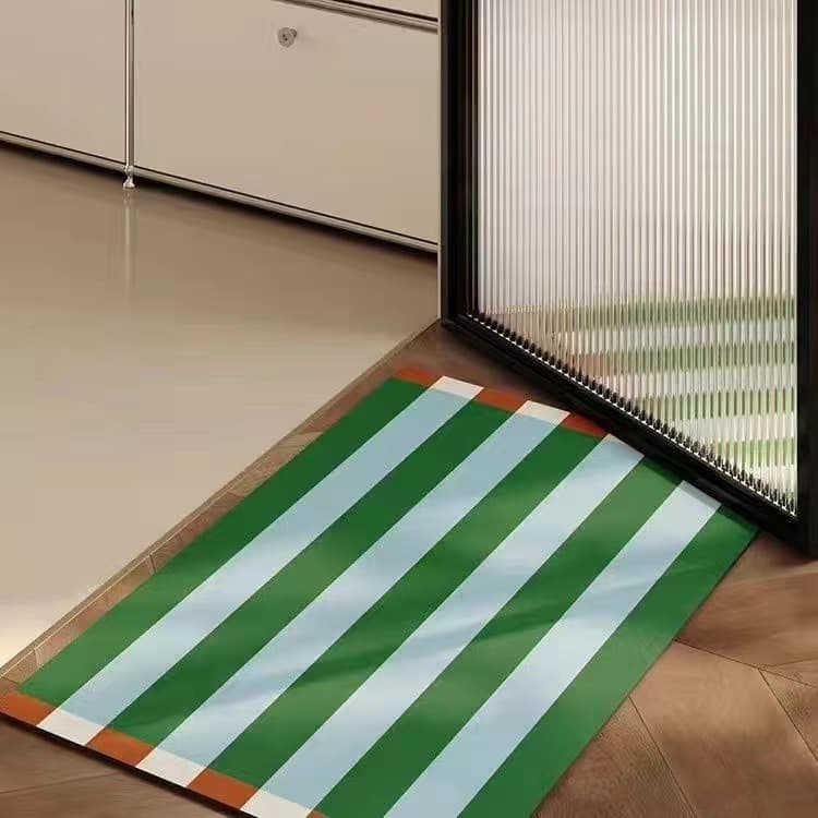 バスマット 縞模様のぬくもり吸水珪藻土マット