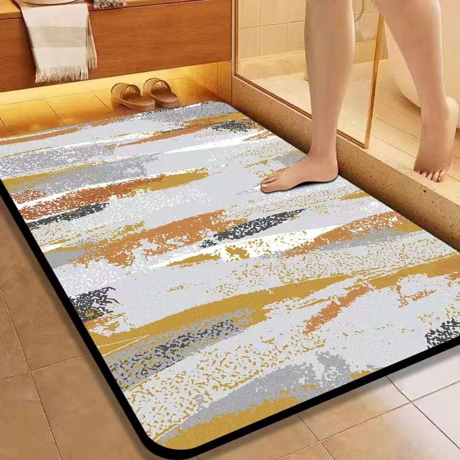 バスマット 足元アート 吸水マット