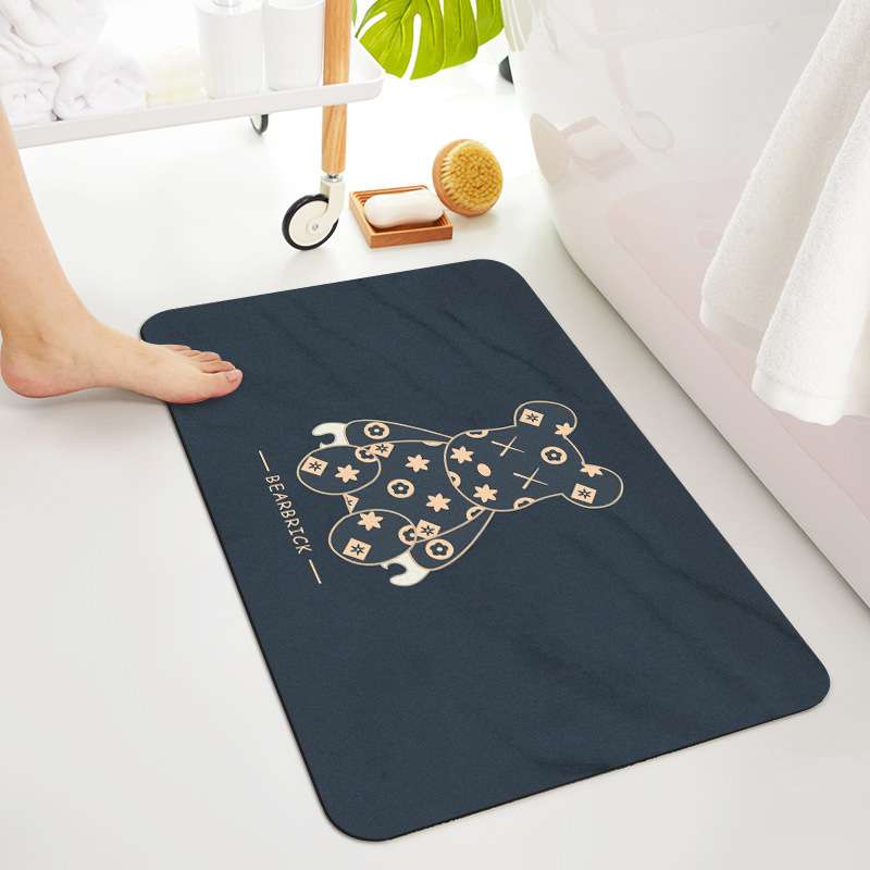 バスマット おしゃれな模様のバスマット