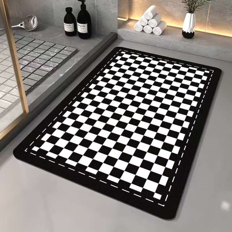 バスマット モダンデザイン吸水速乾バスマット