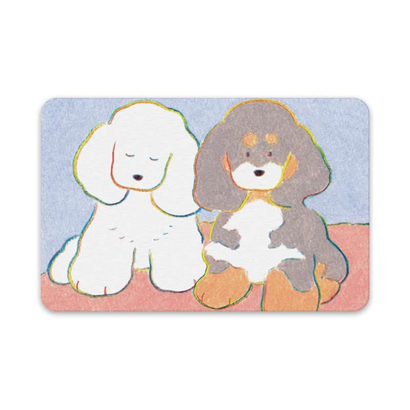 バスマット わんこと暮らす珪藻土バスマット