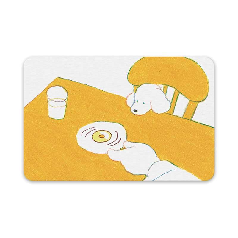 バスマット わんこと暮らす珪藻土バスマット