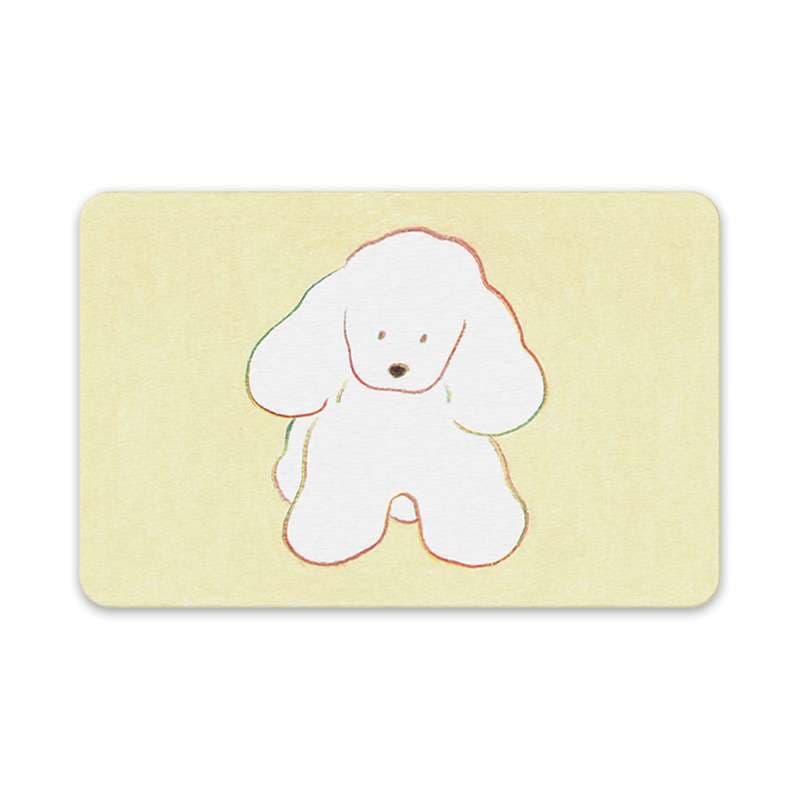 バスマット わんこと暮らす珪藻土バスマット